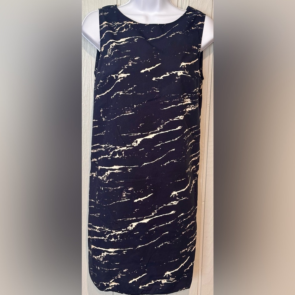 GAP Navy & White Backless Dress